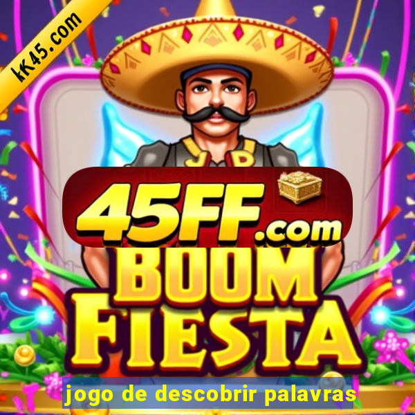 jogo de descobrir palavras